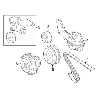 Toyota OE - Cooling - Belts & Pulleys (2.7L)