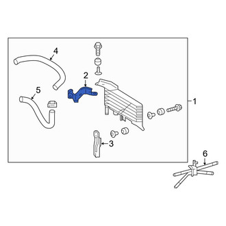 Toyota OE - Upper Automatic Transmission Oil Cooler Bracket