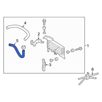 Toyota OE - Automatic Transmission Oil Cooler Hose