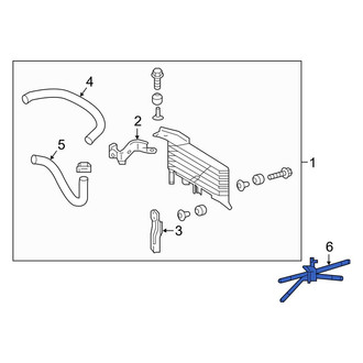 Toyota OE - Automatic Transmission Oil Cooler Tube