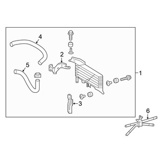 Toyota OE - Cooling - Trans Oil Cooler (With Towing Package), (3.5L)