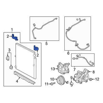 Toyota OE - Right Upper A/C Condenser Mount