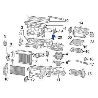 Toyota OE - HVAC Air Inlet Door Actuator
