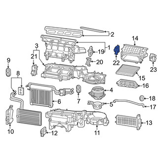 Toyota OE - HVAC Air Inlet Door Actuator