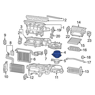 Toyota OE - HVAC Blower Motor Assembly