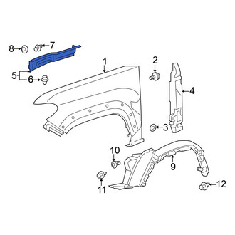 Toyota OE - Front Left Fender Filler Panel