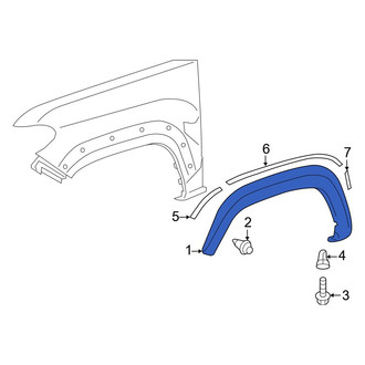 Toyota OE - Front Right Fender Flare