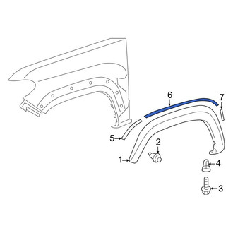 Toyota OE - Center Wheel Arch Flare Gasket