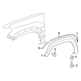 Toyota OE - Rear Wheel Arch Flare Gasket