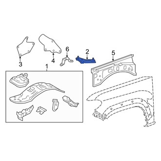 Toyota OE - Front Right Fender Apron Reinforcement