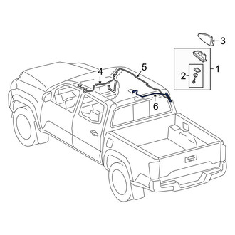 Toyota OE - Rear Antenna Cable