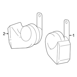 Toyota OE - Electrical - Horn (Limited / SR / SR5 / TRD Off-Road / TRD Sport)