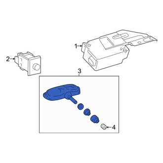 Toyota OE - Tire Pressure Monitoring System (TPMS) Sensor