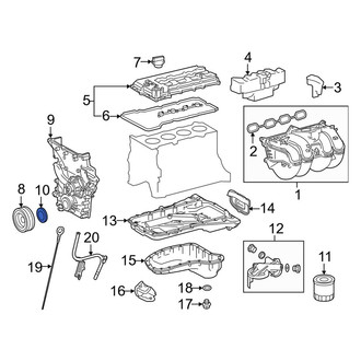 Toyota OE - Front Engine Crankshaft Seal