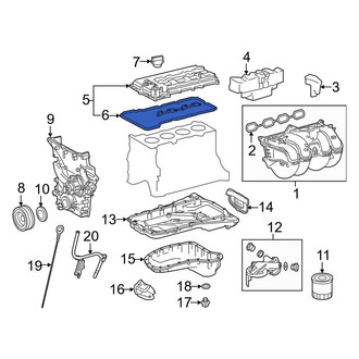 Toyota OE - Engine Valve Cover Gasket