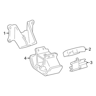 Toyota OE - Engine & Transmission Mounting (2.7L)