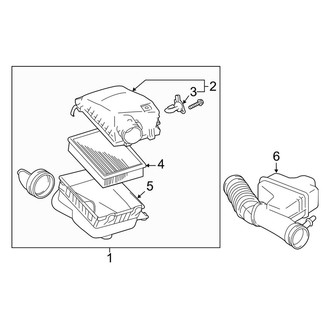 Toyota OE - Engine - Air Intake (W/O Snorkel Type), (3.5L)