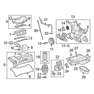 Toyota OE - Engine Timing Cover Gasket