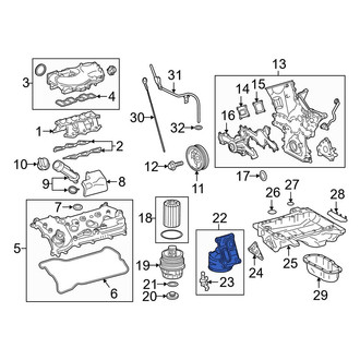 Toyota OE - Engine Oil Filter Housing