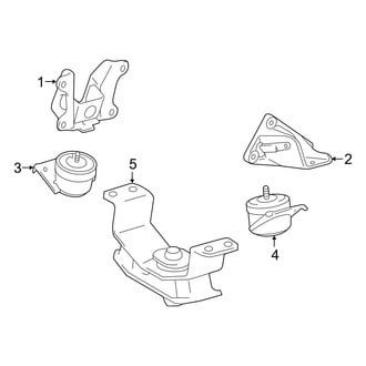Toyota OE - Engine & Transmission Mounting (3.5L)