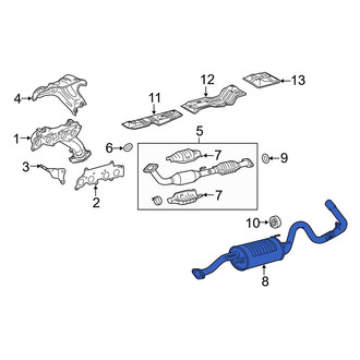 Toyota OE - Exhaust Muffler