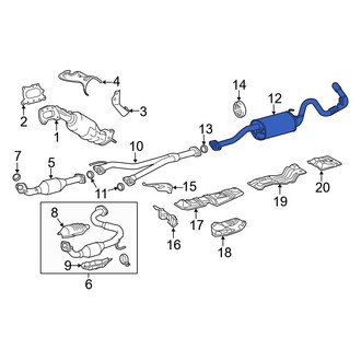 Toyota OE - Exhaust Muffler