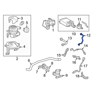 Toyota OE - Evaporative Emissions System Lines