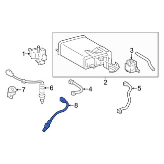 Toyota OE - Rear Left Oxygen Sensor
