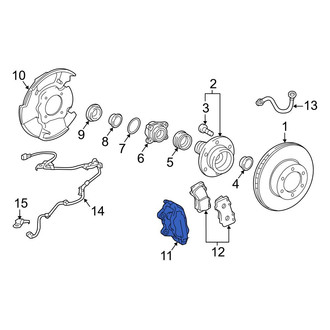 Toyota OE - Front Left Disc Brake Caliper