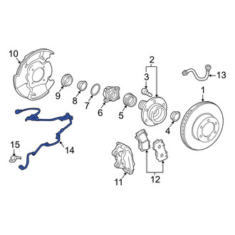 Toyota OE - Front Left ABS Wheel Speed Sensor Wiring Harness
