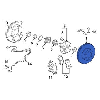 Toyota OE - Front Disc Brake Rotor
