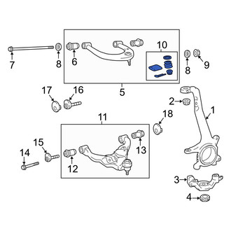 Toyota OE - Front Upper Suspension Ball Joint Boot