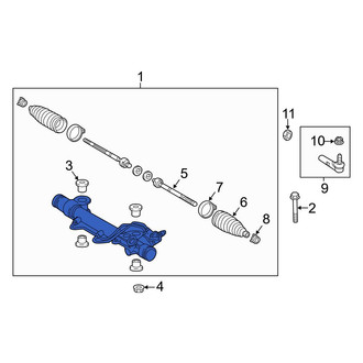Toyota OE - Rack and Pinion Assembly