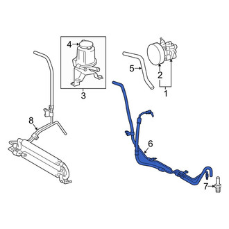 Toyota OE - Power Steering Pressure Hose