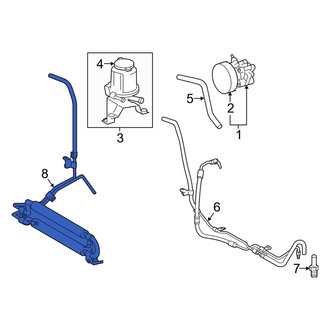 Toyota OE - Power Steering Cooler