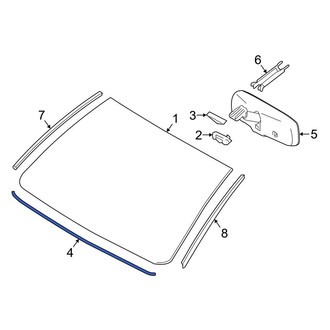 Toyota OE - Lower Windshield Seal