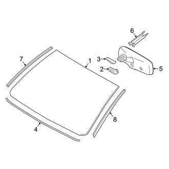 Toyota OE - Windshield - Glass