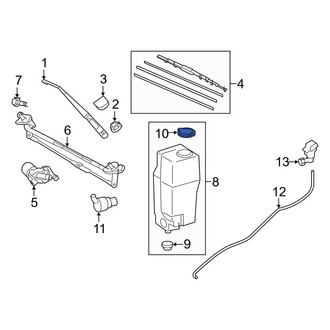 Toyota OE - Front Washer Fluid Reservoir Cap