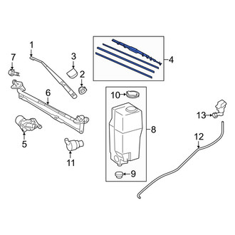 Toyota OE - Left Wiper Blade