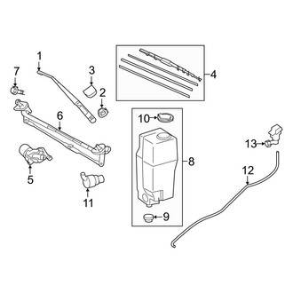 Toyota OE - Windshield - Wiper & Washer Components