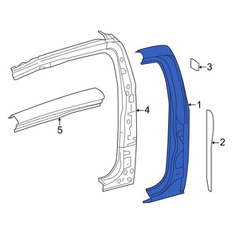 Toyota OE - Right Body B-Pillar
