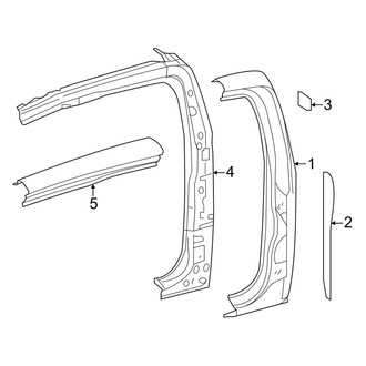 Toyota OE - Cab - Side Panel & Components (Access Cab)
