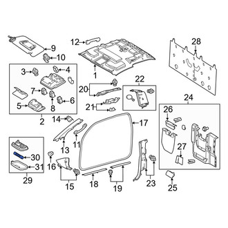 Toyota OE - Trunk Light Bulb