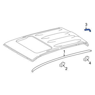 Toyota OE - Rear Left Roof Drip Molding