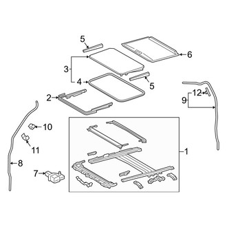 Toyota OE - Cab - Sunroof (Limited / SR / SR5 / TRD Off-Road / TRD Sport Double Cab)