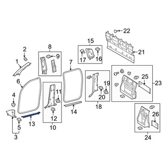 Toyota OE - Front Left Door Sill Plate