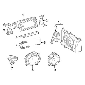Toyota OE - Instrument Panel - Sound System