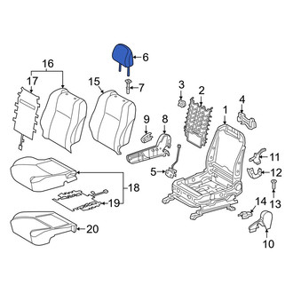 Toyota OE - Front Right Headrest