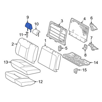 Toyota OE - Rear Outer Headrest
