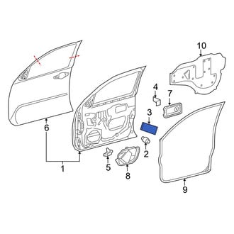 Toyota OE - Door Shell Insulator